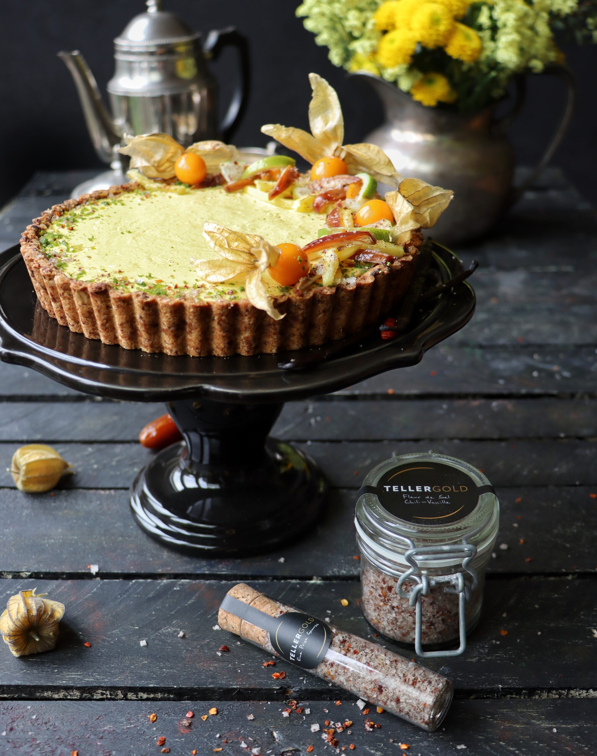 Mehr über den Artikel erfahren Mango-Kurkuma-Kokostarte
