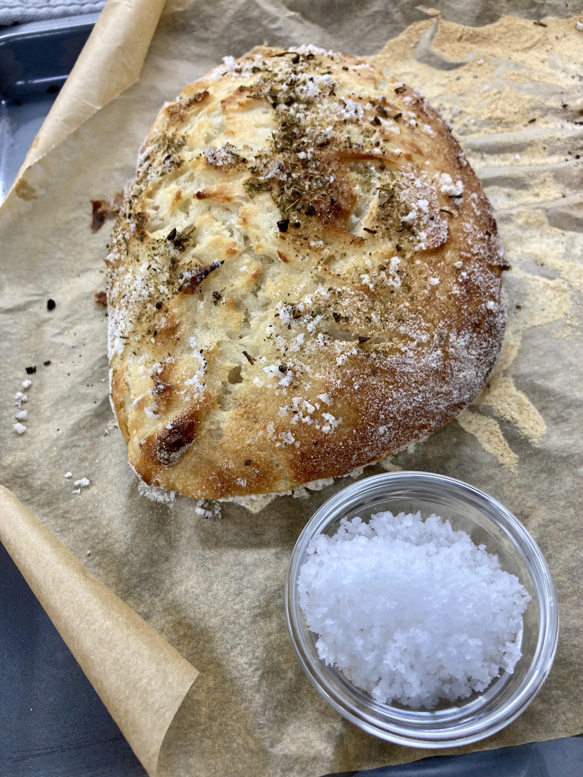 Mehr über den Artikel erfahren Baguette/ Weißbrot mit Salzkruste